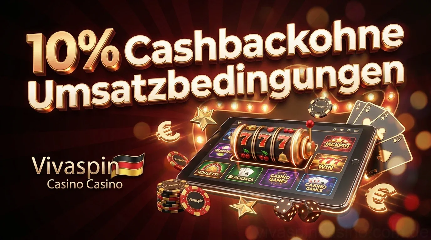 10% Cashbackohne Umsatzbedingungen