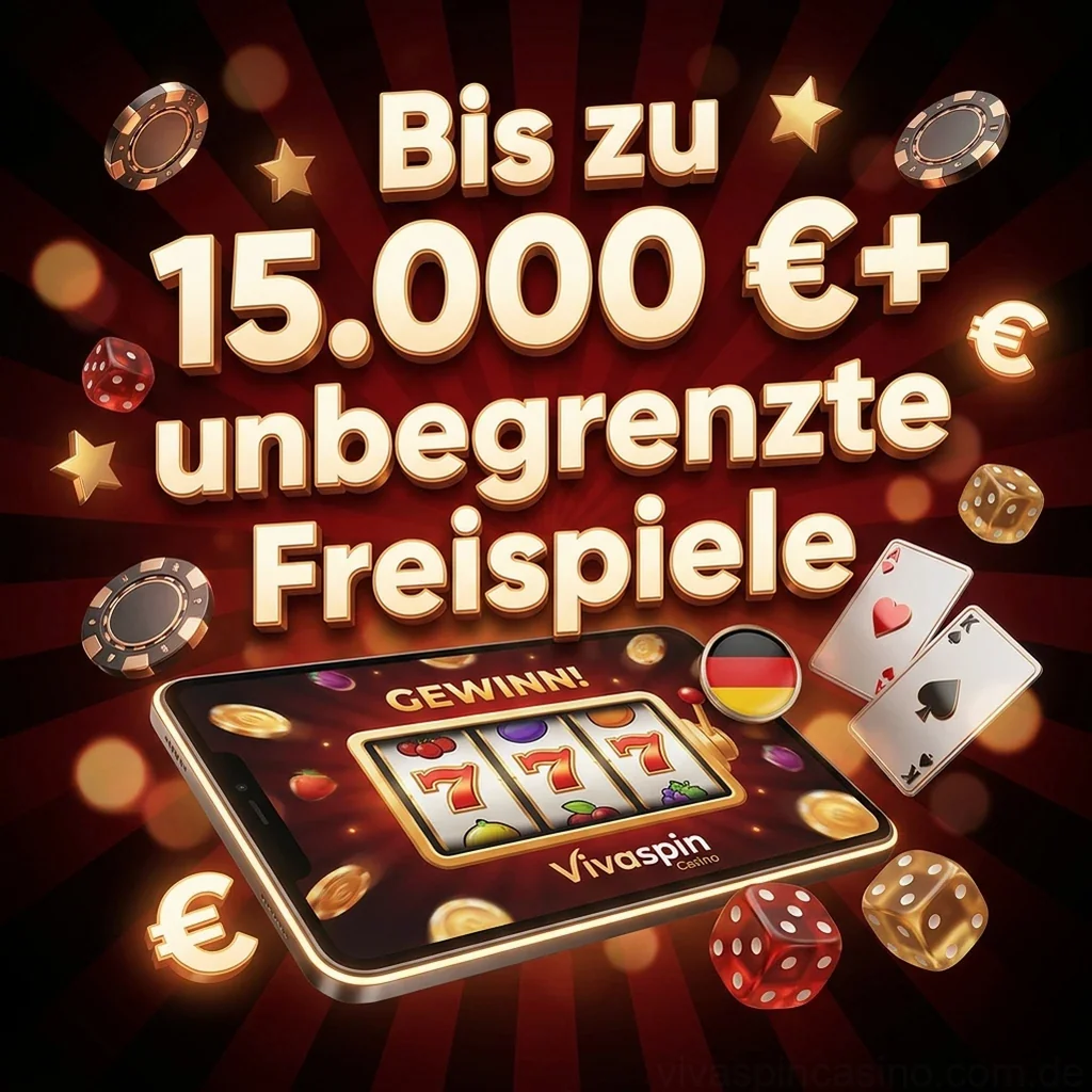 Bis zu 15.000 €+ unbegrenzte Freispiele